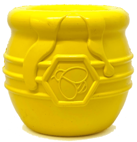 Large Honey Pot Durable Rubber Treat Dispenser & Enrichment Toy