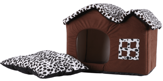 101 Dalmatian Style Double Topped Dog House