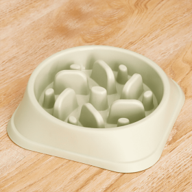 Slow Feeder Dog Bowl (Color: Green)