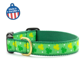 Shamrock Collar or Leash (Color: Shamrock, size: medium)