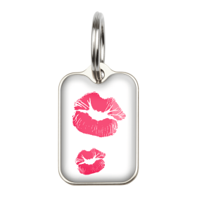 Kiss (Color: Kiss, size: Small (2.5cm x 1.5 cm))