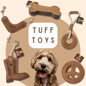 Tuff Toy Leather & Wool (Color: Sloth (Pink))