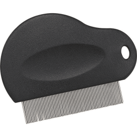 MG Contoured Grip Flea Comb (Color: Black)