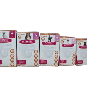 WizSmart UltraDry Disposable Diapers (Color: White, size: XS)