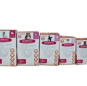 WizSmart UltraDry Disposable Diapers (Color: White, size: small)