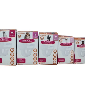 WizSmart UltraDry Disposable Diapers (Color: White, size: large)