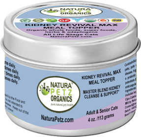 Kidney Revival Max Meal Topper* Master Blend Kidney Cleanse & Support* Adult And Senior Dogs & Cats* (size: 5 oz.)