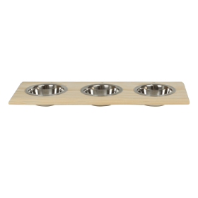 Champion Bowl Pet Food Holder (size: Three Bowls)