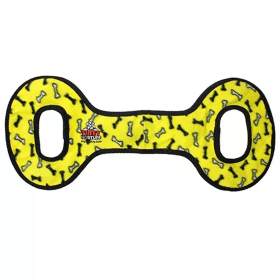 Tuffy No Stuff Ultimate Tug-O-War (Color: Yellow, size: One Size)