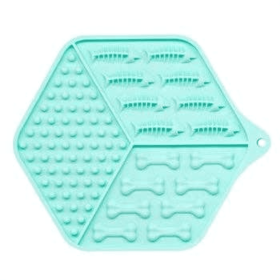 Dog Lick Mat (Color: Turquoise)