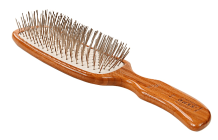 Bass Brushes- Style & Detangle Pet Brush (Color: Dark Bamboo1)