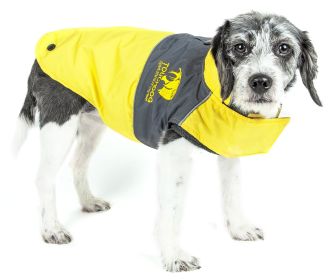 Touchdog Lightening-Shield Waterproof 2-in-1 Convertible Dog Jacket w/ Blackshark technology (size: X-Small)