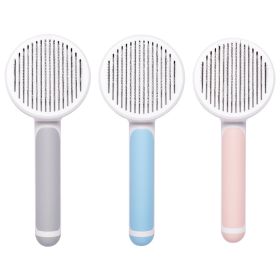 Round Handle Pet Passage Comb (Option: 3color set)